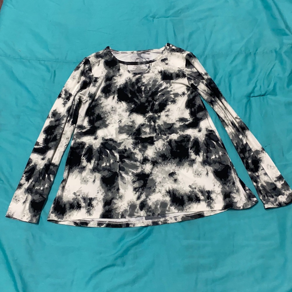 Girls Dressy Tie Dyed Dressy Shirt